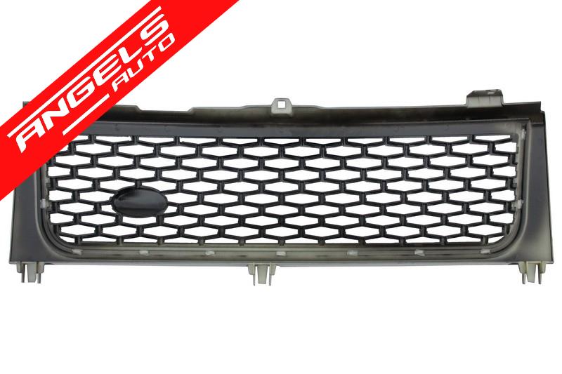 Grila compatibila cu Range Rover Vogue III L322 (2002-2005) Negru/Argintiu - imagine 4