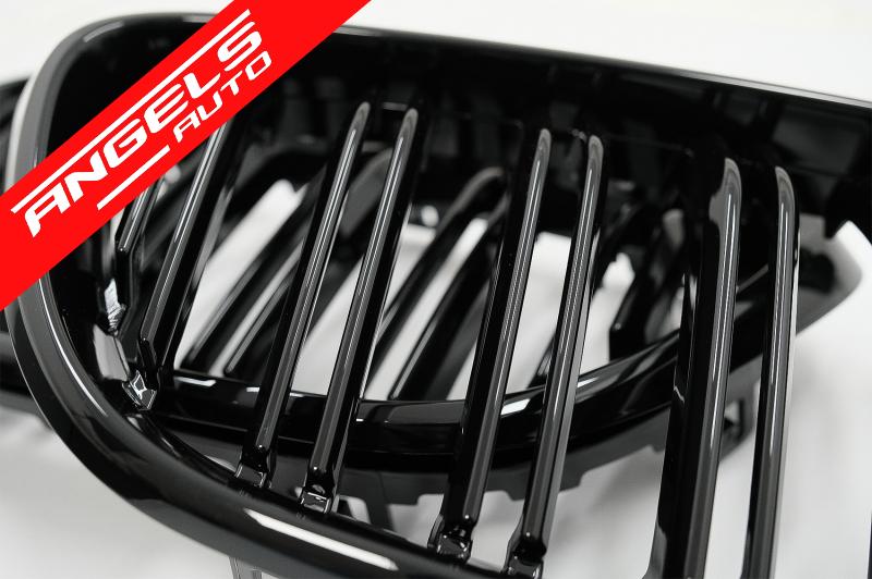 Grile Nari compatibile cu BMW 2 Series F22 F23 F87 (2014-up) Negru Lucios M Design - imagine 4
