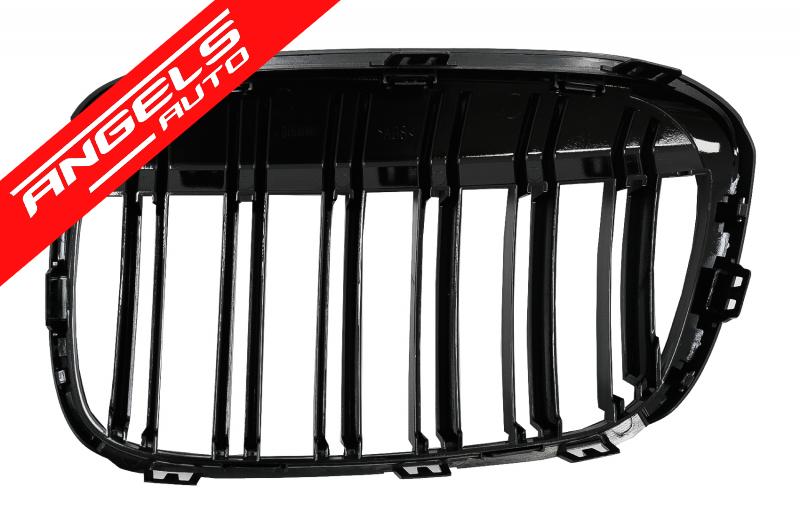 Grile M compatibile cu BMW X1 SUV F48 Pre-LCI (06.2015-2019) Duble Negru Lucios - imagine 4