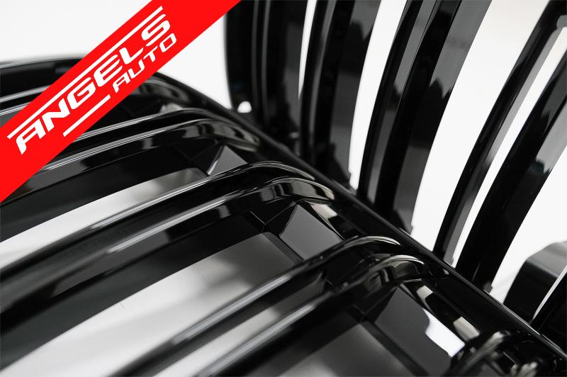Grile M compatibile cu BMW X1 SUV F48 Pre-LCI (06.2015-2019) Duble Negru Lucios - imagine 5