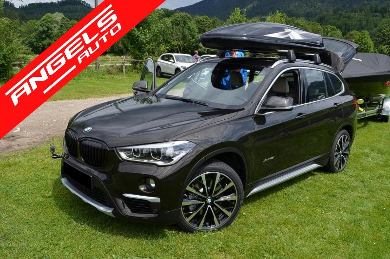 Grile M compatibile cu BMW X1 SUV F48 Pre-LCI (06.2015-2019) Duble Negru Lucios - imagine 6