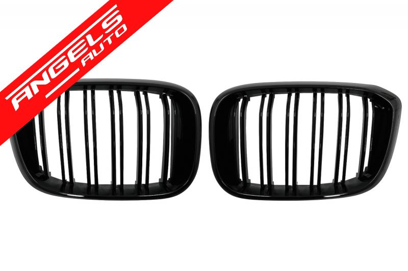 Grile M compatibile cu BMW X3 G01 (11.2017-up) X4 G02 (02.2018-up) Negru Lucios