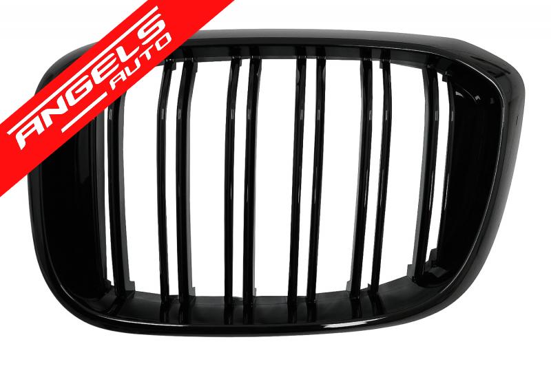 Grile M compatibile cu BMW X3 G01 (11.2017-up) X4 G02 (02.2018-up) Negru Lucios - imagine 2