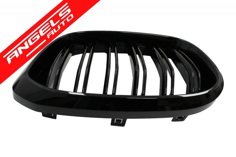 Grile M compatibile cu BMW X3 G01 (11.2017-up) X4 G02 (02.2018-up) Negru Lucios - imagine 4