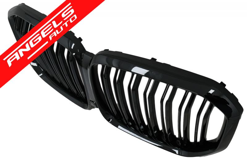 Grile Nari compatibile cu BMW X5 G05 2018-up Negru Lucios M Design - imagine 4