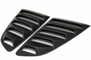 Ornamente Geamuri Spate Laterale compatibile cu Ford Mustang (2015-2019) Negru Mat
