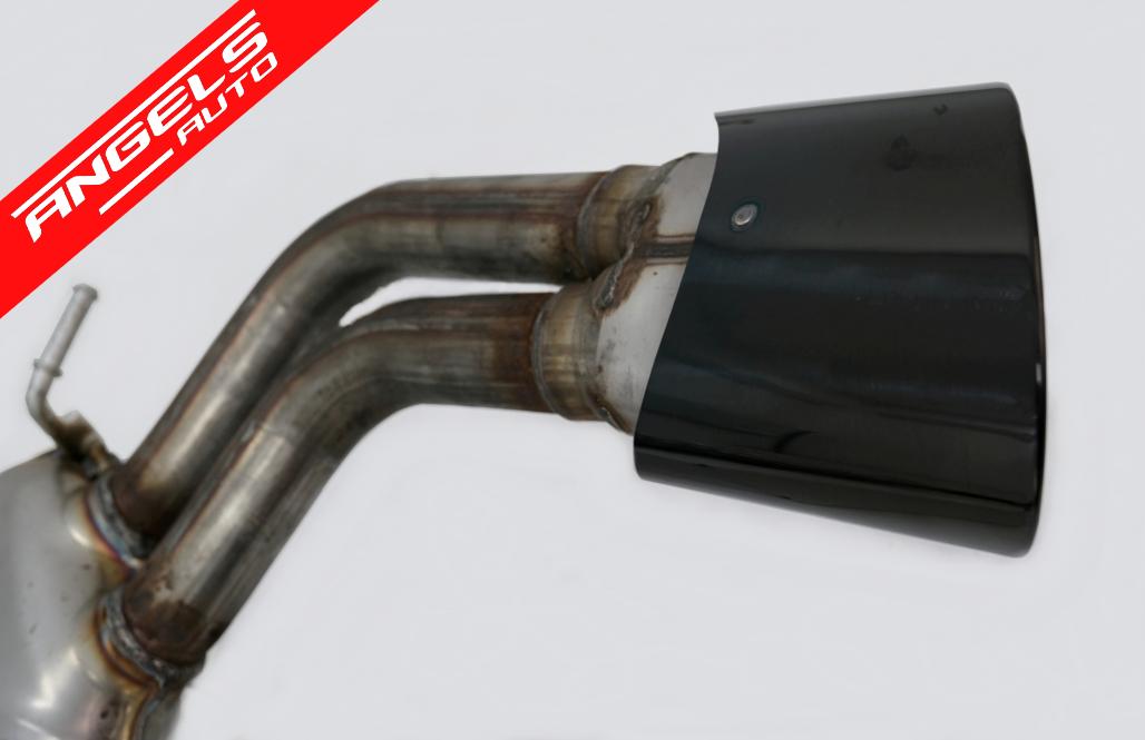 Sistem evacuare compatibil cu Audi A3 8V Sedan Cabrio (2012-2019) RS3 Look Black - imagine 5