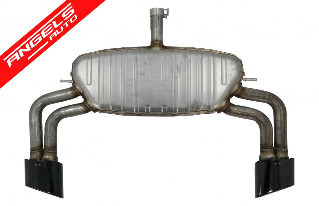 Sistem evacuare compatibil cu Audi A3 8V Sedan Cabrio (2012-2019) RS3 Look Black - imagine 2