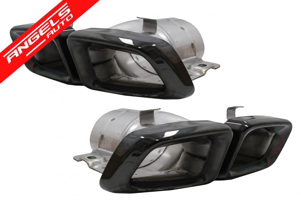 Ornamente tobe compatibile cu Mercedes ML W166 (2012-2015) CLS-Class W218 AMG Negru