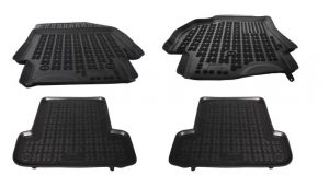 Covorase Presuri Auto Negru Cauciuc compatibile cu Renault Megane III 2008-2015