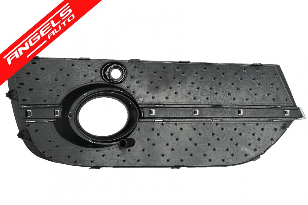 Grile Bara Fata compatibile cu Audi Q3 8U (2011-2014) RS Design Negru Crom - imagine 3