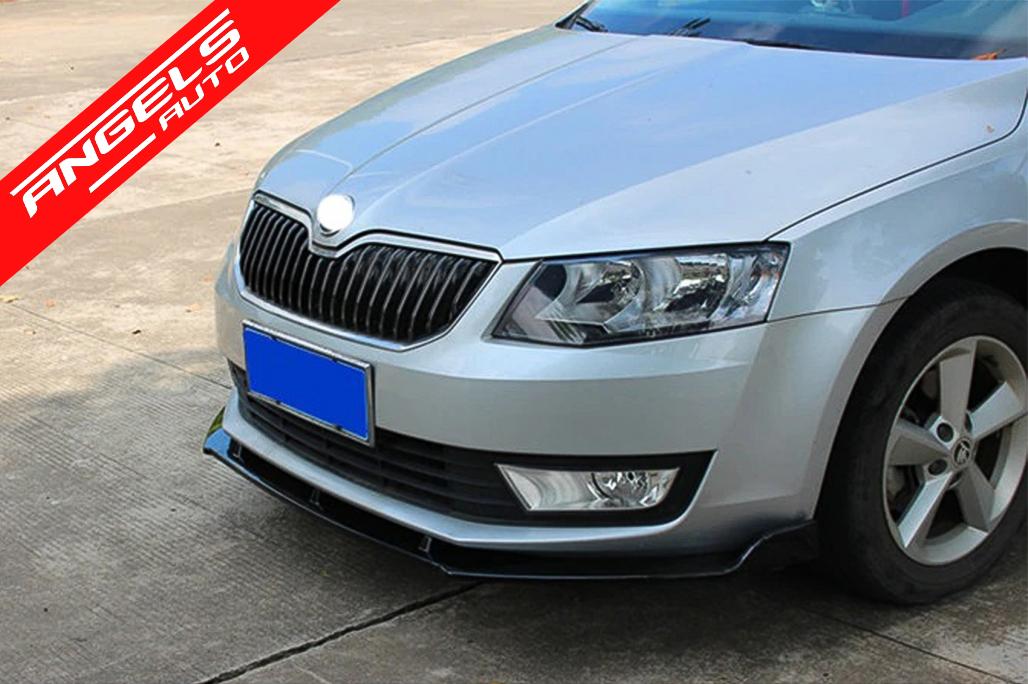 Prelungire Bara Fata compatibila cu Skoda Octavia III 5E (2013-2016) Negru Lucios - imagine 8