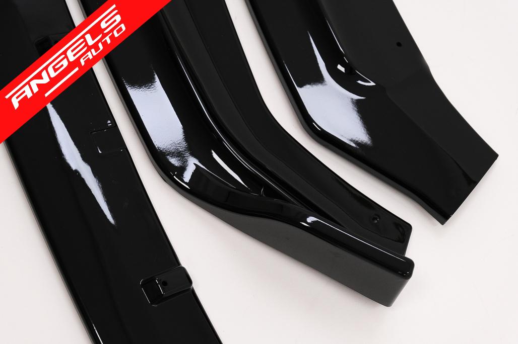 Prelungire Bara Fata compatibila cu Audi A5 F5 (2017-2019) Negru Lucios - imagine 4