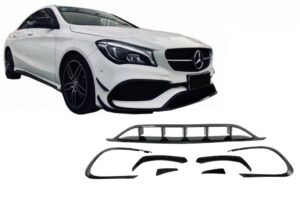 Prelungiri Bara Fata compatibile cu Mercedes CLA W117 LCI CLA45 Design Negru Lucios