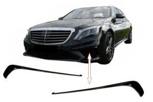 Ornament Bara Fata compatibil cu Mercedes W222 S-Class S63 A-Design 2013-up Negru