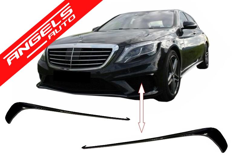 Ornament Bara Fata compatibil cu Mercedes W222 S-Class S63 A-Design 2013-up Negru