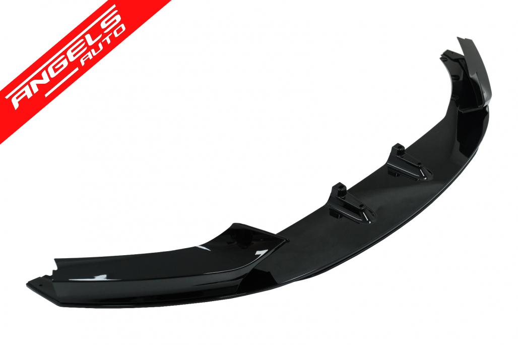 Prelungire Bara Fata compatibila cu BMW F22 F23 2013+ M Performance Look Negru Lucios - imagine 3