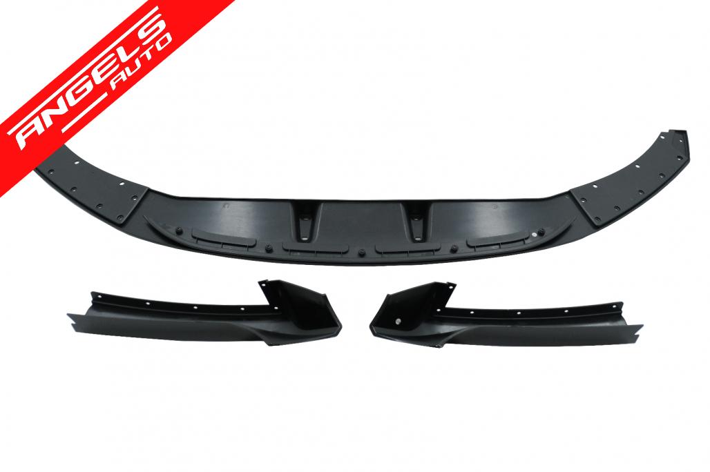 Prelungire Bara Fata compatibila cu BMW F22 F23 2013+ M Performance Look Negru Lucios - imagine 6