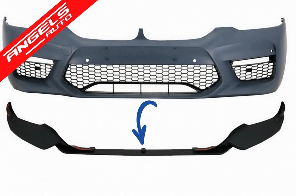 Prelungire Bara Fata compatibila cu BMW Seria 5 G30 G31 2017-Up M5 Design Negru