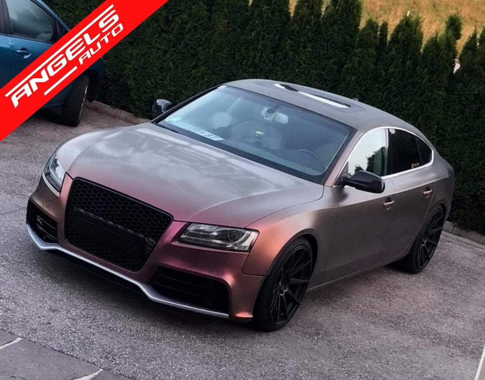 Bara Fata compatibila cu Audi A5 8T Pre Facelift (2007-2011) RS5 Design - imagine 6