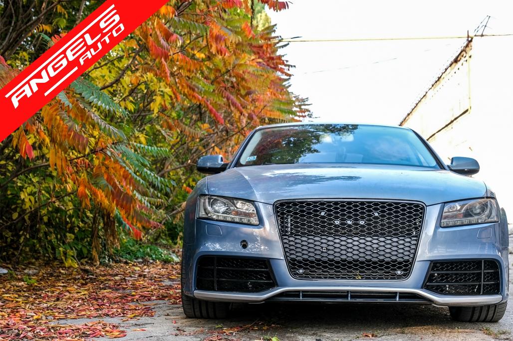 Bara Fata compatibila cu Audi A5 8T Pre Facelift (2007-2011) RS5 Design - imagine 7