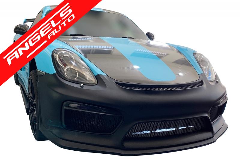 Bara Fata compatibila cu Porsche 981 Cayman & Boxster (2012-2016) GT4 Look - imagine 8