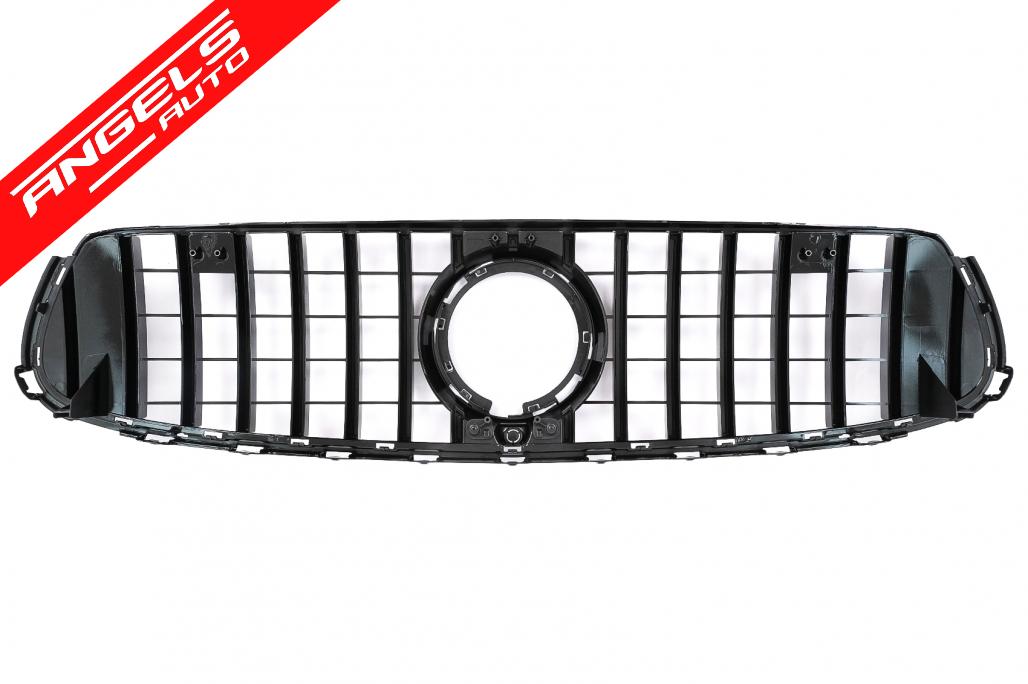 Grila compatibila cu Mercedes GLC X253 C253 Facelift (2020-Up) GTR Panamericana Design Negru - imagine 5
