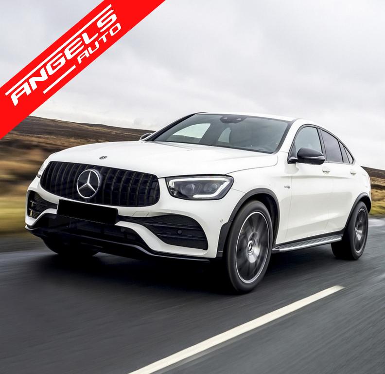 Grila compatibila cu Mercedes GLC X253 C253 Facelift (2020-Up) GTR Panamericana Design Negru - imagine 8