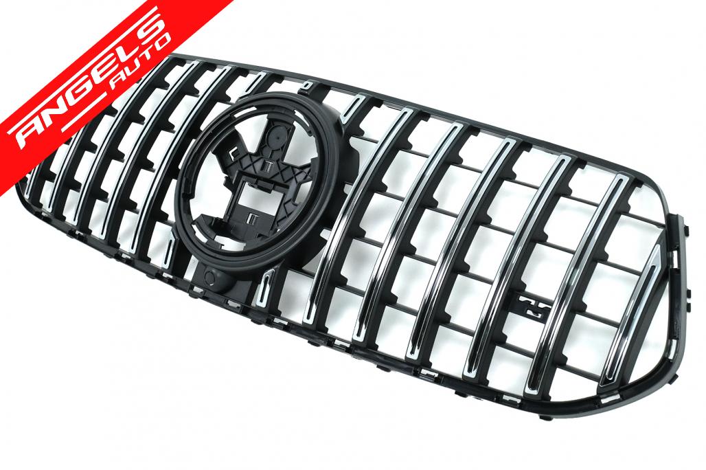 Grila Centrala compatibila cu Mercedes W167 V167 C167 Sport Package (2019-06.2023) GTR Panamericana Look - imagine 2