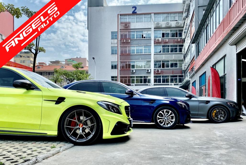 Aripi compatibile cu Mercedes C-Class W205 S205 C205 A205 (2014-2020) GT Look - imagine 7