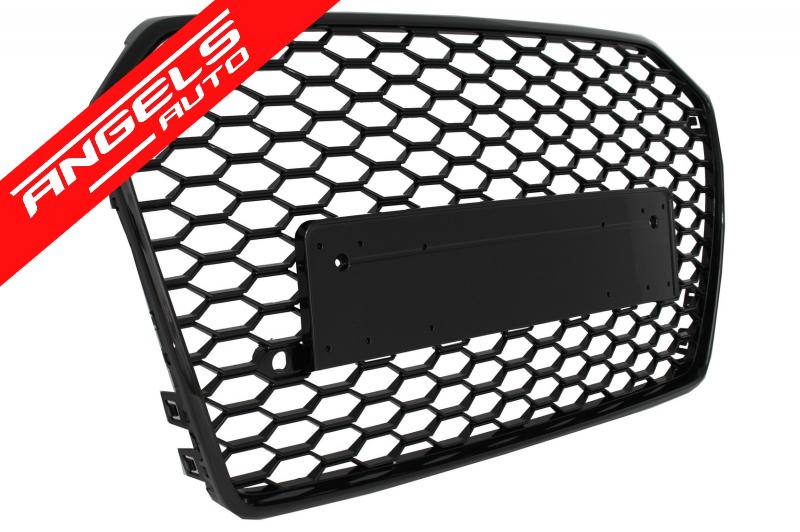 Grila RS compatibila cu Audi A6 C7 4G RS6 Design Facelift (2015-2018) - imagine 2