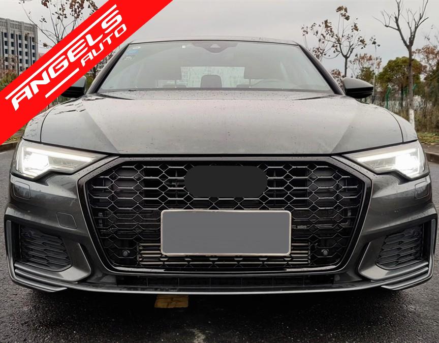 Grila Bara Fata compatibila cu Audi A6 C8 4K (2018-) RS6 Design - imagine 5