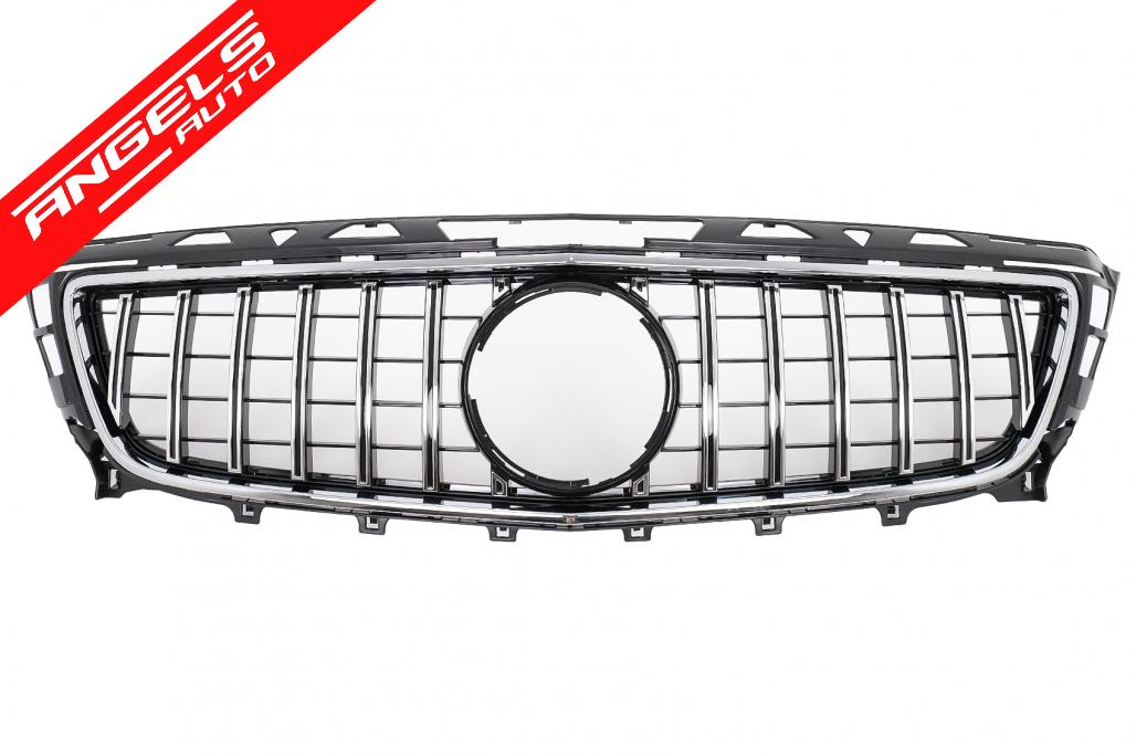 Grila compatibila cu Mercedes CLS W218 (2012-2014) GT-R Panamericana Design Crom - imagine 2