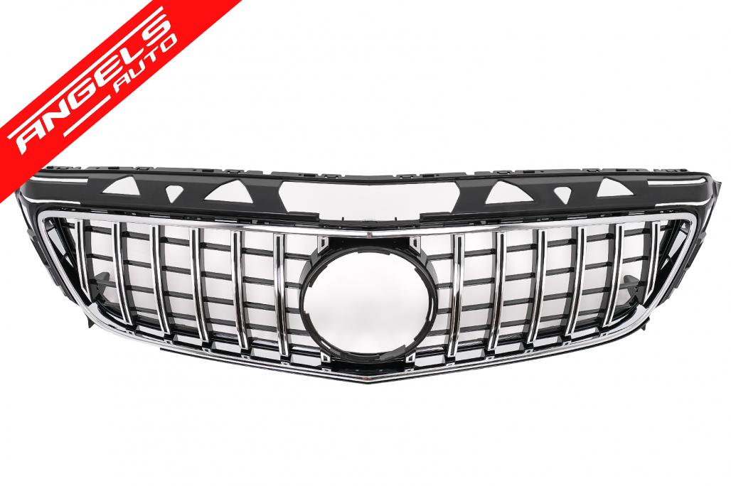Grila compatibila cu Mercedes CLS W218 (2012-2014) GT-R Panamericana Design Crom - imagine 3