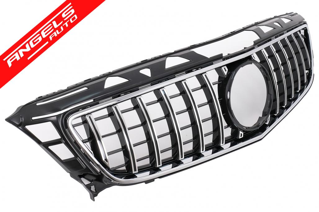 Grila compatibila cu Mercedes CLS W218 (2012-2014) GT-R Panamericana Design Crom - imagine 4