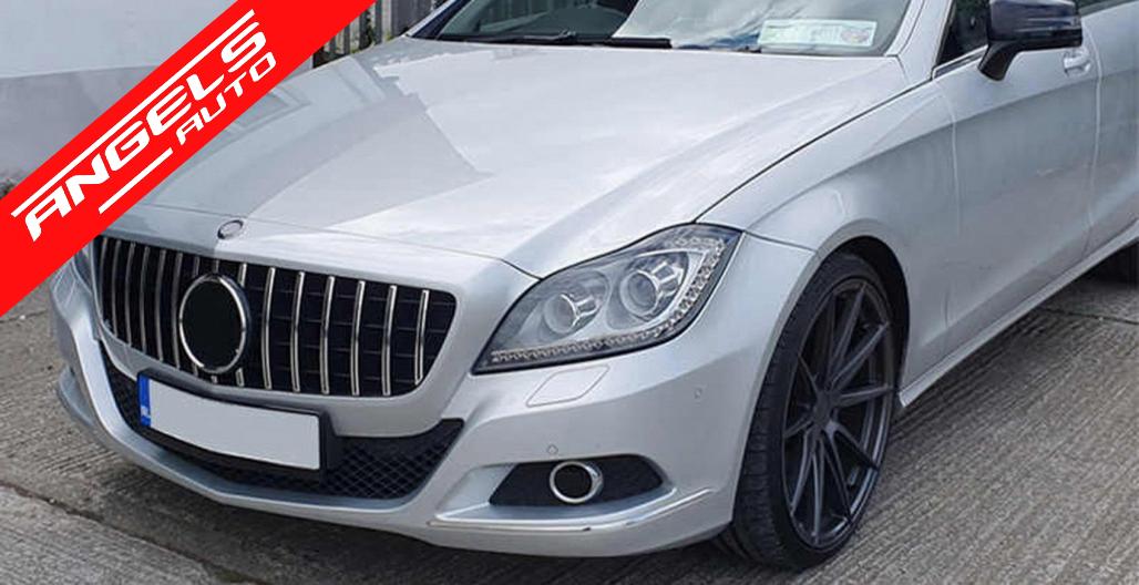 Grila compatibila cu Mercedes CLS W218 (2012-2014) GT-R Panamericana Design Crom - imagine 10