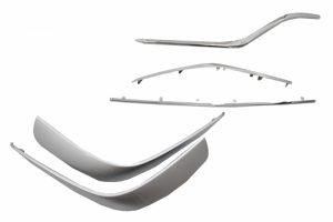 Ornamente compatibile cu Mercedes GLE Coupe C292 (2015-2018) A-Design Silver Cromate