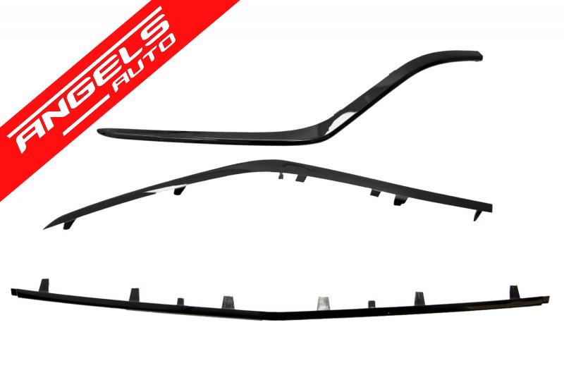 Ornamente Bara fata Negru Lucios compatibile cu Mercedes GLE Coupe C292 (2015-2018) - imagine 2