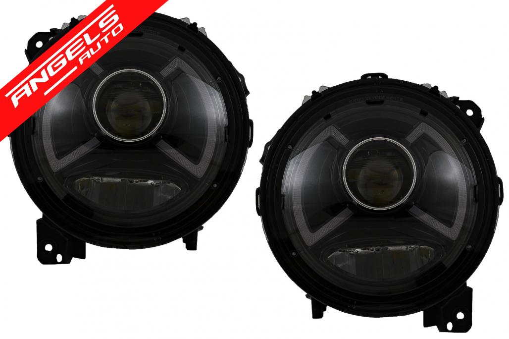 Faruri LED compatibile cu Jeep Wrangler IV JL/JLU (2018-Up) - imagine 4