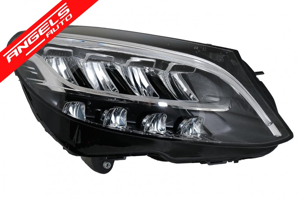 Faruri Full LED compatibile cu Mercedes C-Class W205 S205 (2019-up) - imagine 2