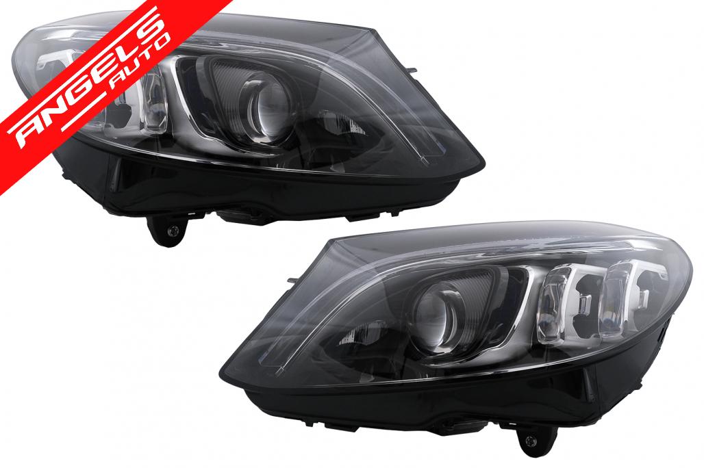 Faruri compatibile cu Mercedes C-Class W205 S205 (2014-2018) LHD Full Multibeam LED