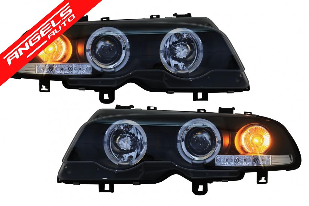 Faruri compatibile cu BMW 3 Series E46 Coupe Cabrio (04.1999-03.2003) Angel Eyes - imagine 8