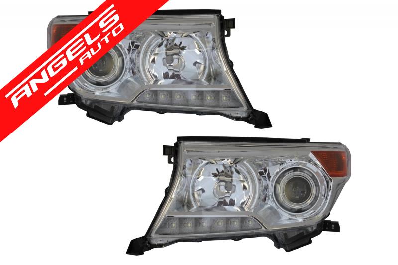 Faruri compatibile cu Toyota Land CruiserFJ200 (2008-2012) Facelift 2012 Look