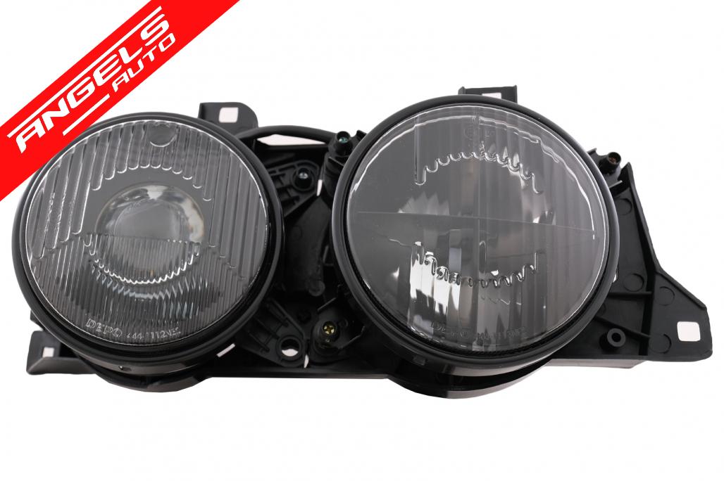 Faruri compatibile cu BMW Seria 7 E32 (1988-1995) Seria 5 E34 (1989-1996) Fumuriu - imagine 3