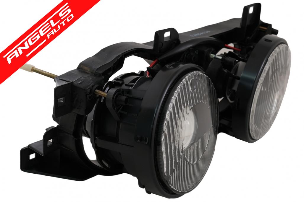 Faruri compatibile cu BMW Seria 7 E32 (1988-1995) Seria 5 E34 (1989-1996) Fumuriu - imagine 4