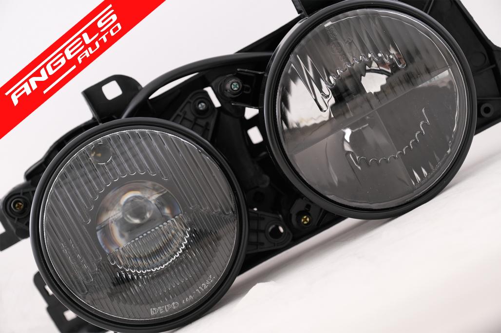 Faruri compatibile cu BMW Seria 7 E32 (1988-1995) Seria 5 E34 (1989-1996) Fumuriu - imagine 6