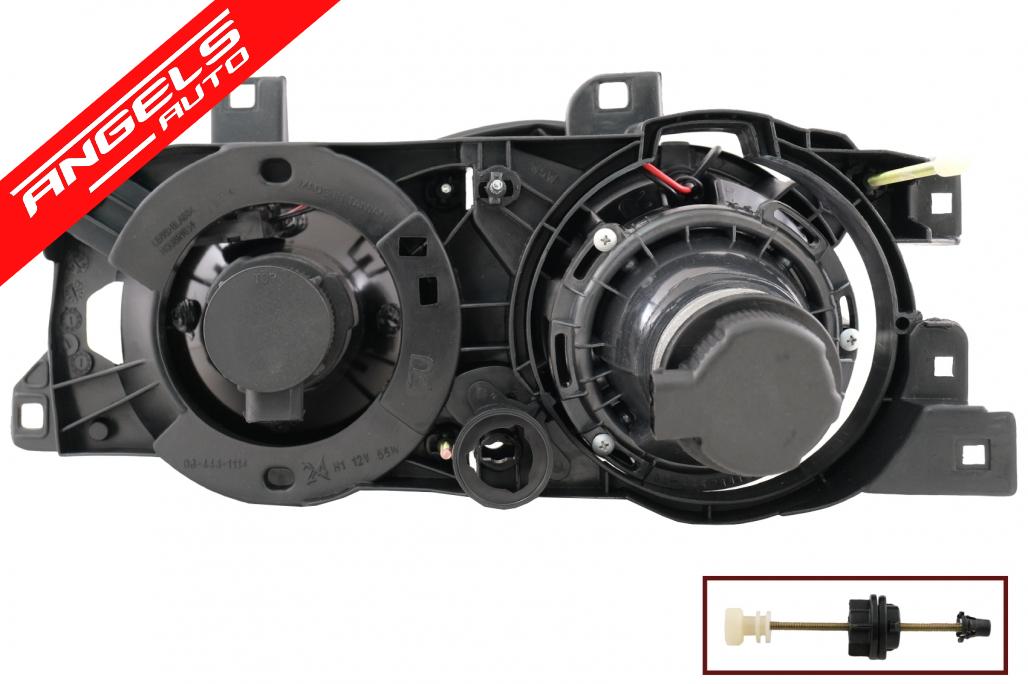 Faruri compatibile cu BMW Seria 7 E32 (1988-1995) Seria 5 E34 (1989-1996) Fumuriu - imagine 7