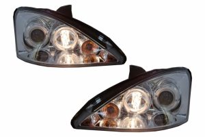 Faruri compatibile cu Ford Focus (2001-2004) Angel Eyes Crom Design
