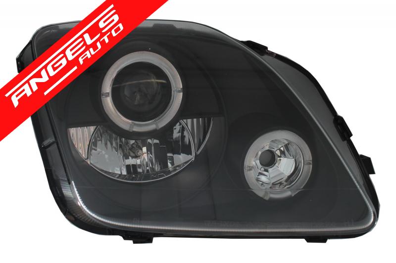 Faruri compatibile cu Honda Prelude (1997-2001) Angel Eyes Black - imagine 6
