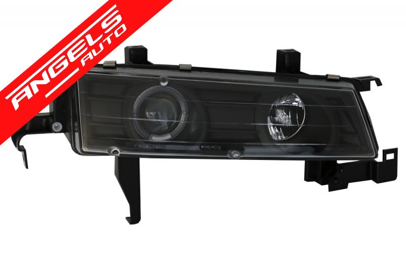 Faruri compatibile cu Honda Prelude (02.1992-1996) Angel Eyes Negru - imagine 5